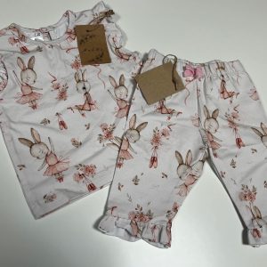 Piżamka Letnia Króliki Makba, 74