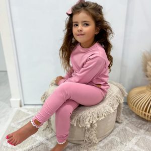 Bluza Różowa Z Wstążką Na Plecach Zuzi Handmade