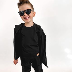 Rozpinana Bluza Kaptur Czarna Zuzi Handmade