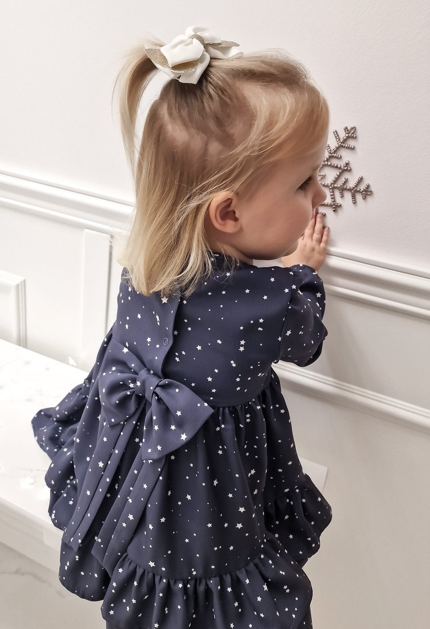 Sukienka Granat Gwiazdeczki Helen - obrazek 8