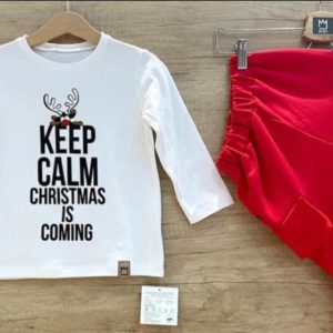 Biały Long Keep Calm MIMI