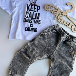 Biały Long Keep Calm MIMI