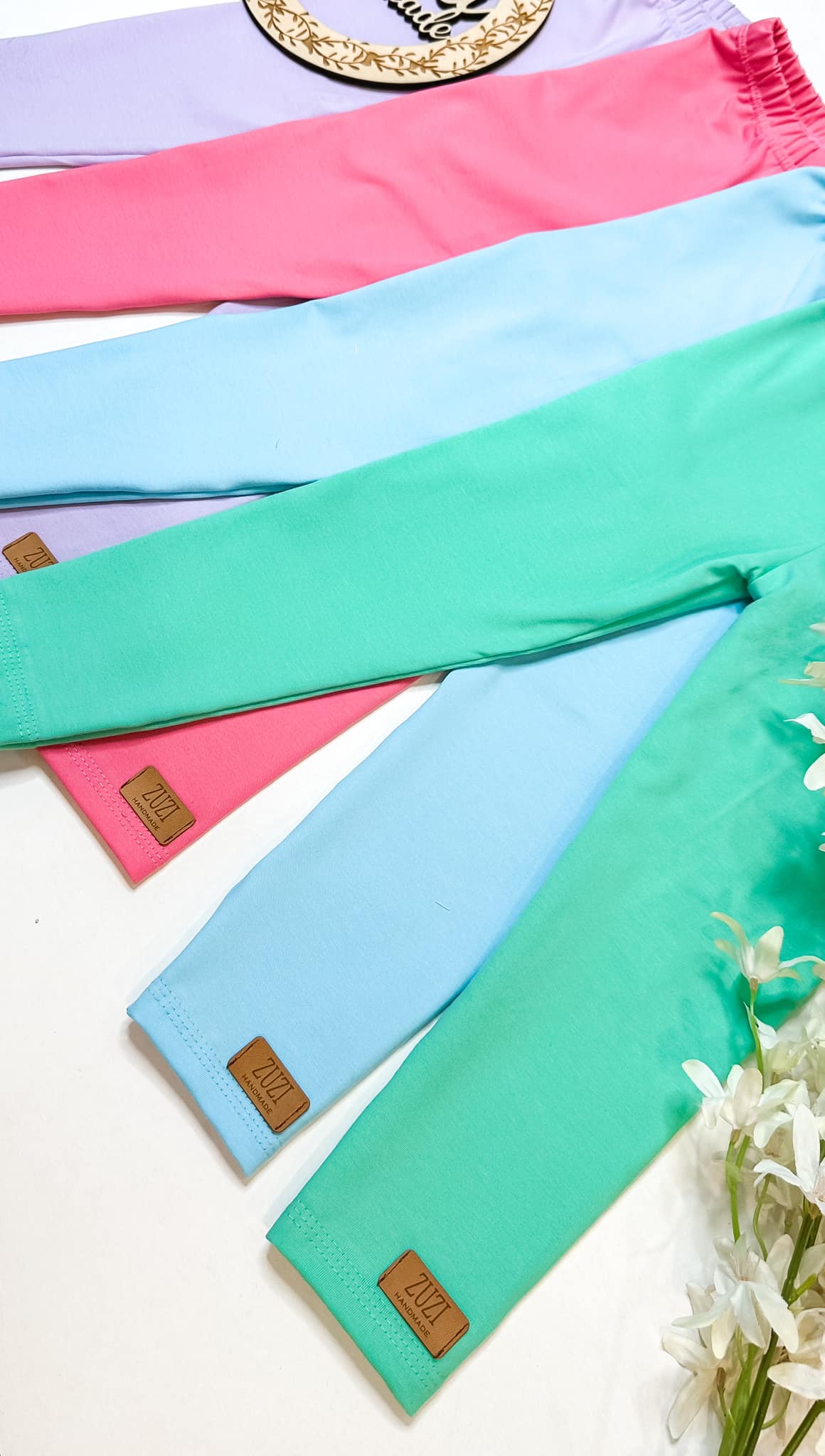 Legginsy Mięta Zuzi Handmade - obrazek 2