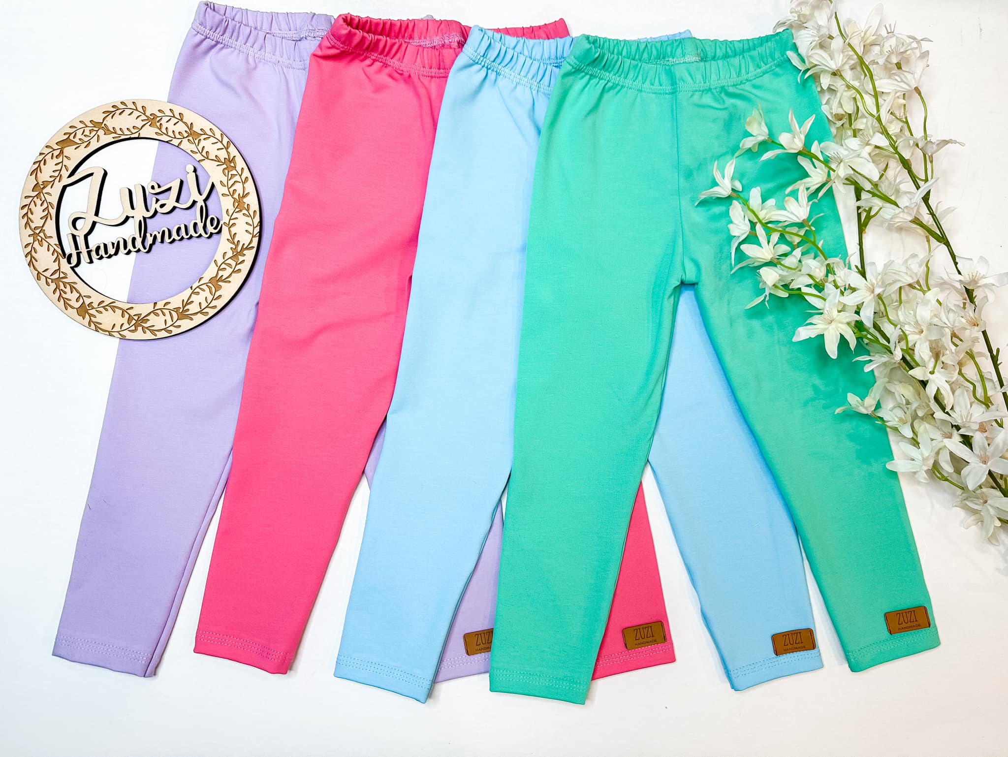 Legginsy Mięta Zuzi Handmade - obrazek 3