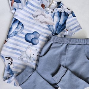 Spodnie Dresowe Niebieskie Helen