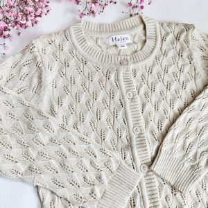 Sweterek Ażurowy Beż Helen