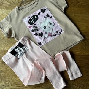 Koszulka Beż Koci Domek Igomill