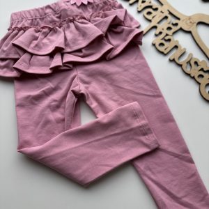 Legginsy Z Falbankami Róż Haydi