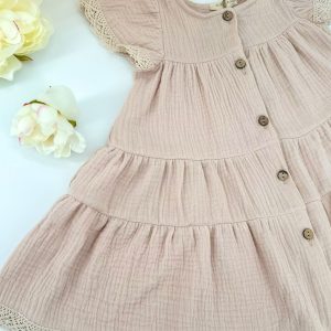 Sukienka Muślinowa Porto Beż Auri&Rozi