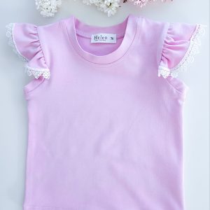 Bluzka Gładka Ciepła Lila Helen