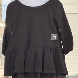 Sukienka Czarna Z Tiulem MIMI