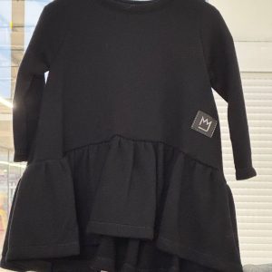 Sukienka Czarna Sweterkowa MiMi