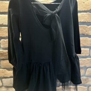 Sukienka Czarna Z Tiulem MIMI