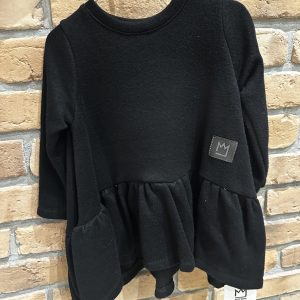 Sukienka Czarna Sweterkowa MiMi