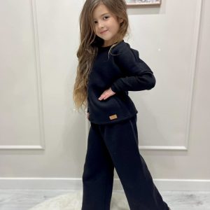 Bluza Ocieplana Czarna Zuzi Handmade