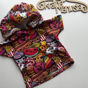 Koszulka Kaptur Łakocie Zuzi Handmade, 80