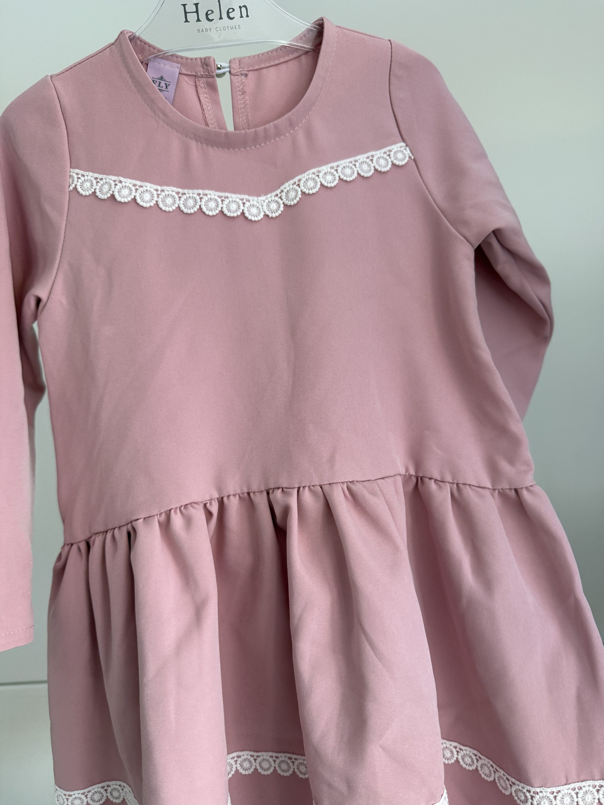 Sukienka Puder Koronka Fly Girl - obrazek 3