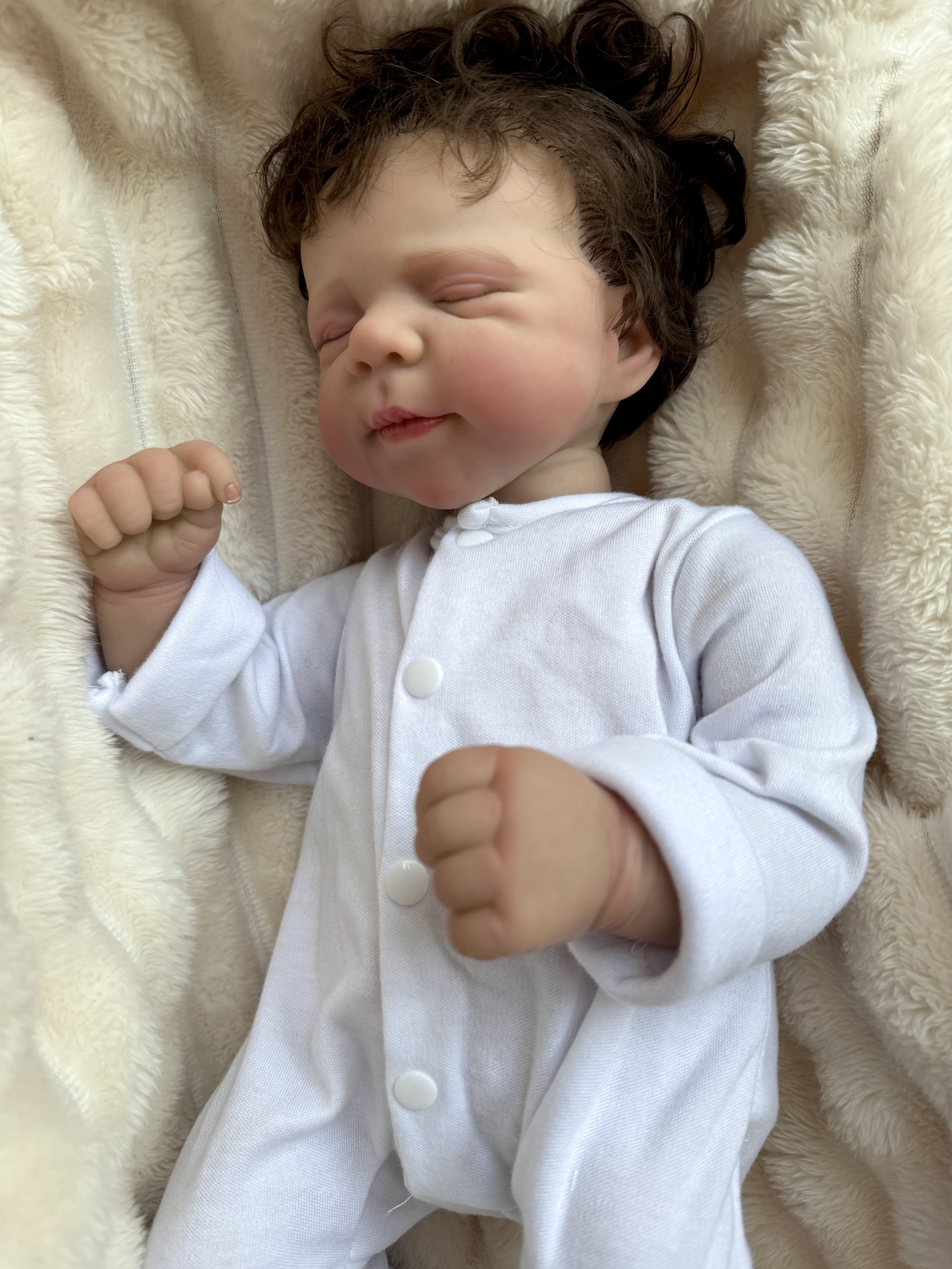 Realistyczna Lalka Z Czuprynką 48 cm - obrazek 9