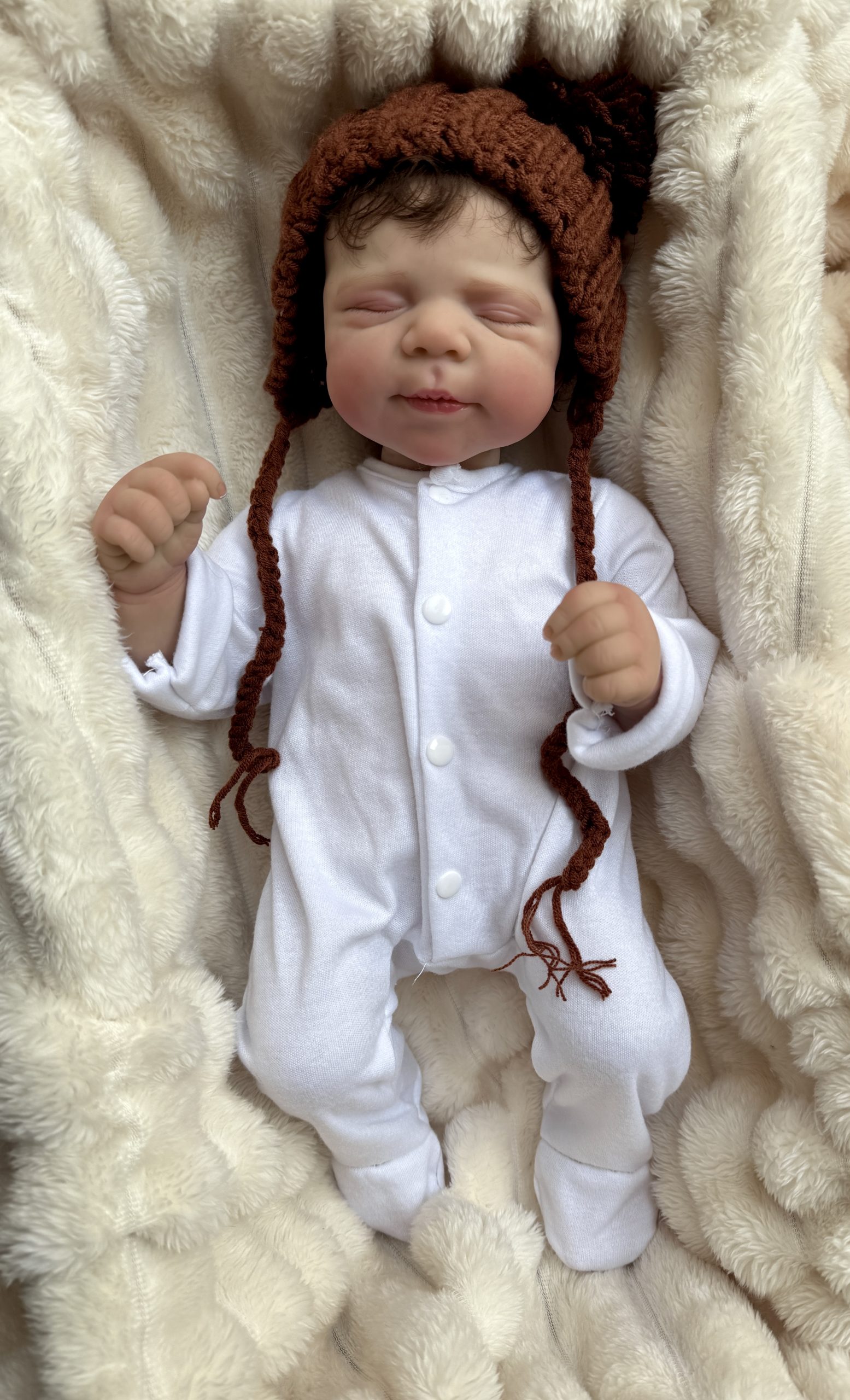 Realistyczna Lalka Z Czuprynką 48 cm - obrazek 7