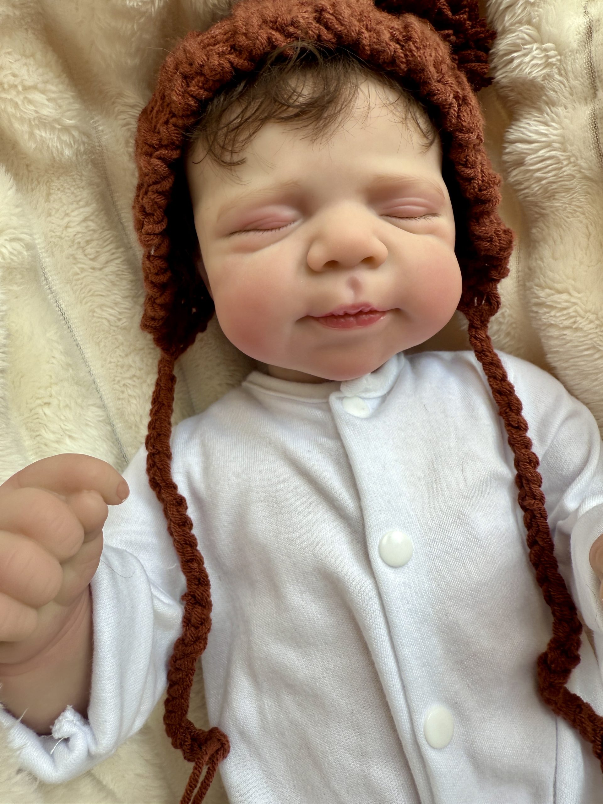Realistyczna Lalka Z Czuprynką 48 cm - obrazek 6
