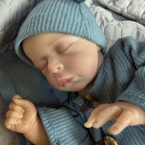 Realistyczna Lalka Śpiący Kubuś Z Podusią, 50 cm