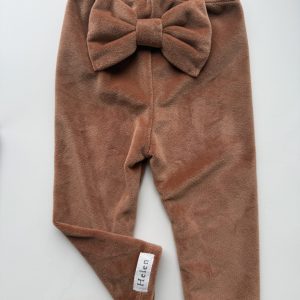 Legginsy Welurowe Kokardy Rude Helen