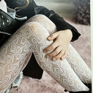 Rajstopy Ażurowe Dziewczęce Wera Knittex