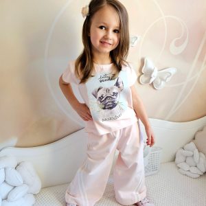 Szerokie Spodnie Lampas Morela Igomill