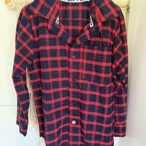 Koszula Flanelowa Czerwona Krata MIMI, 116/122