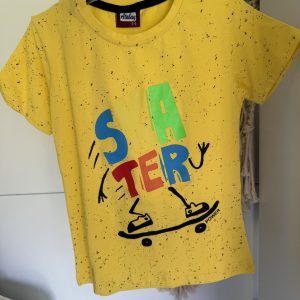 T-shirt Żółty Skater