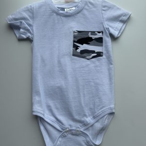 Białe Body Szara Kieszonka Moro ZaPa, 74