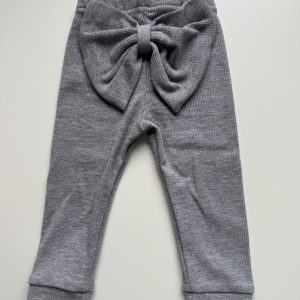 Legginsy Kokarda Szare Prążek Le Bebe, 74