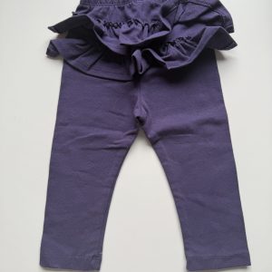 Legginsy Falbanki Ciemny Fiolet, 74