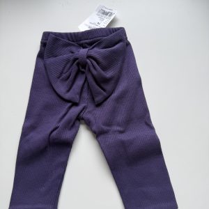 Legginsy Kokarda Fiolet Prążek Le Bebe, 74
