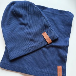 Komplet Wiosenny Granat Prążek