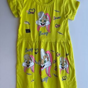 Sukienka Króliczki Atabay Kids Żółta