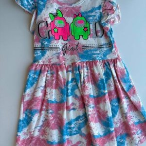 Sukienka Letnia Kolorowe Ciapki, 110