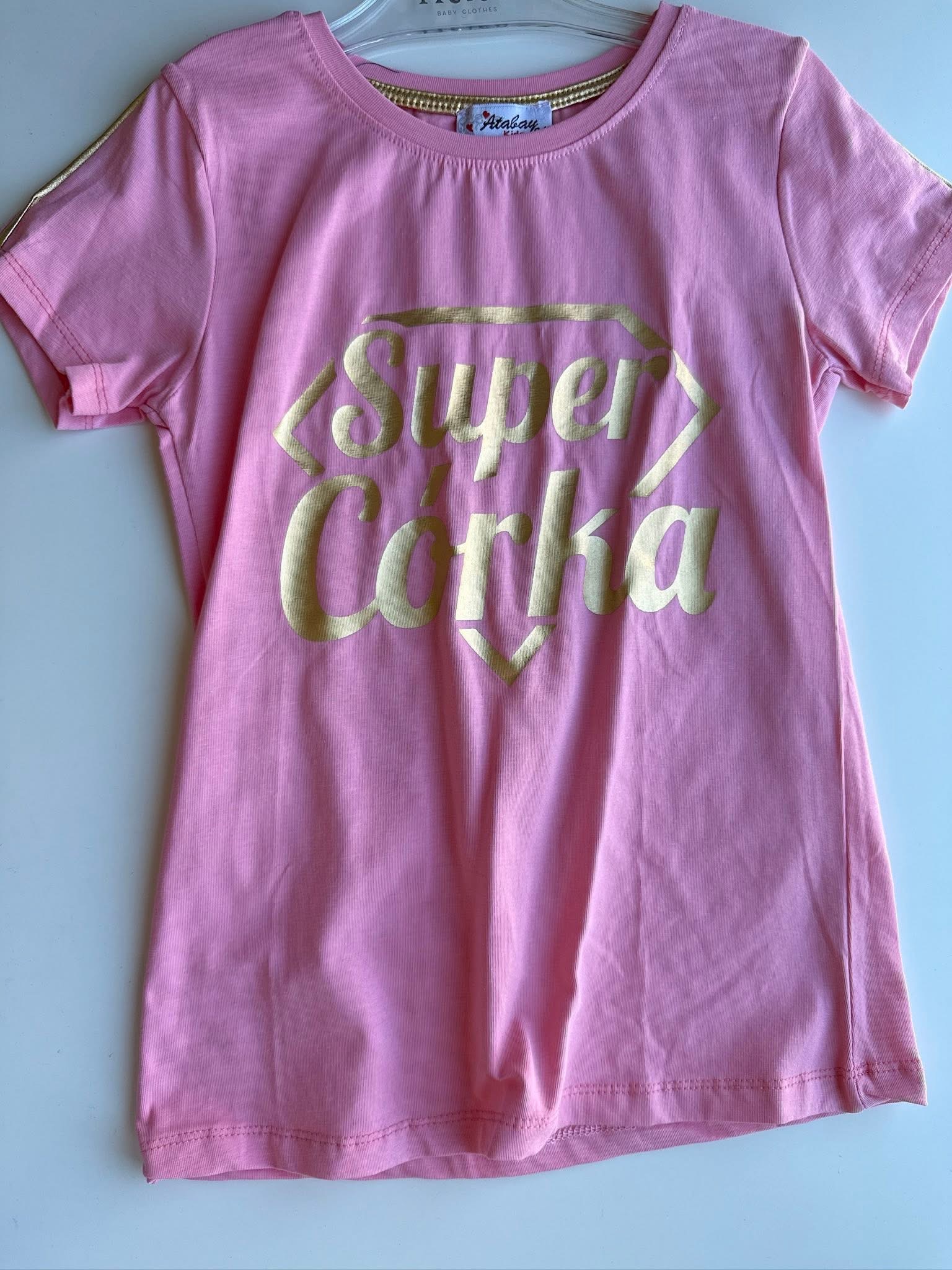 Różowa Bluzka Super Córka